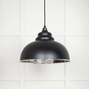 From the Anvil - Smooth Nickel Harborne Pendant in Elan Black - 49505EB