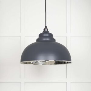 From the Anvil - Smooth Nickel Harborne Pendant in Slate - 49505SL