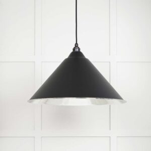 From the Anvil - Smooth Nickel Hockley Pendant in Elan Black - 49506EB