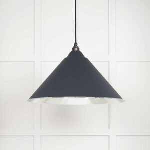 From the Anvil - Smooth Nickel Hockley Pendant in Soot - 49506SO
