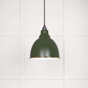 From the Anvil - White Gloss Brindley Pendant in Heath - 49507H