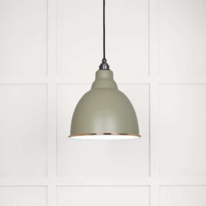 From the Anvil - White Gloss Brindley Pendant in Tump - 49507TU
