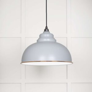 From the Anvil - White Gloss Harborne Pendant in Birch - 49508BI
