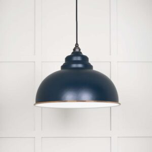 From the Anvil - White Gloss Harborne Pendant in Dusk - 49508DU
