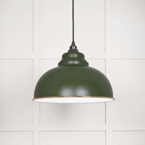 From the Anvil - White Gloss Harborne Pendant in Heath - 49508H