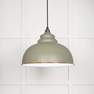 From the Anvil - White Gloss Harborne Pendant in Tump - 49508TU