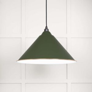 From the Anvil - White Gloss Hockley Pendant in Heath - 49510H