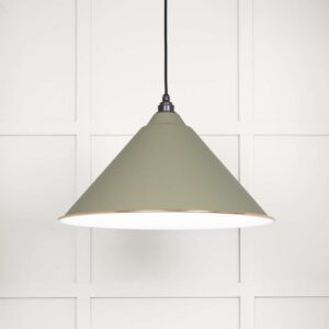 From the Anvil - White Gloss Hockley Pendant in Tump - 49510TU