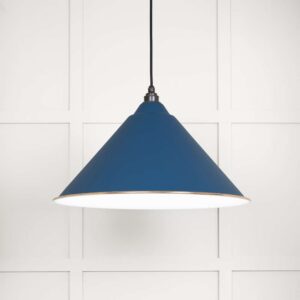 From the Anvil - White Gloss Hockley Pendant in Upstream - 49510U