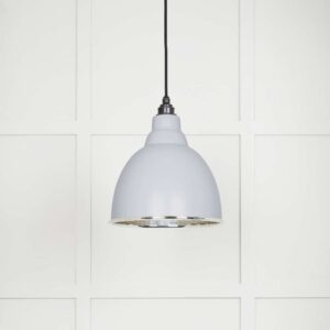 From the Anvil - Hammered Nickel Brindley Pendant in Birch - 49511BI