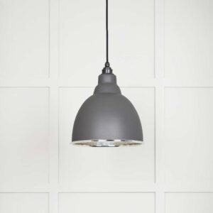From the Anvil - Hammered Nickel Brindley Pendant in Bluff - 49511BL