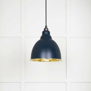 From the Anvil - Smooth Brass Brindley Pendant in Dusk - 49518DU