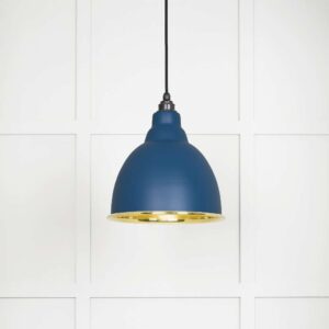 From the Anvil - Smooth Brass Brindley Pendant in Upstream - 49518U