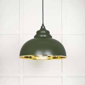 From the Anvil - Smooth Brass Harborne Pendant in Heath - 49522H