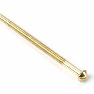 From the Anvil - Polished Brass M5 x 90mm Male Bolt (1) - 91270
