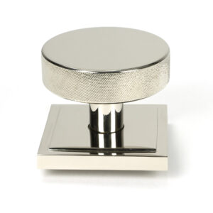 From the Anvil - Polished Nickel Brompton Centre Door Knob (Square) - 46745