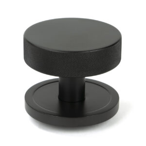 From the Anvil - Aged Bronze Brompton Centre Door Knob (Plain) - 46746