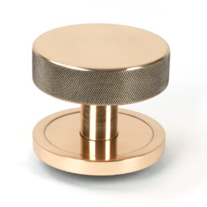 From the Anvil - Polished Bronze Brompton Centre Door Knob (Plain) - 46750