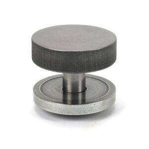 From the Anvil - Pewter Brompton Centre Door Knob (Plain) - 46762