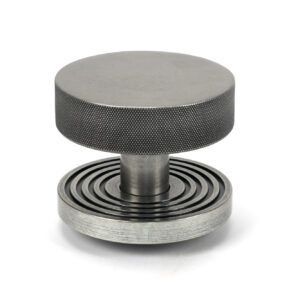 From the Anvil - Pewter Brompton Centre Door Knob (Beehive) - 46764