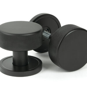 From the Anvil - Aged Bronze Brompton Mortice/Rim Knob Set (Plain) - 46786