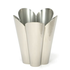 From the Anvil - Smooth Nickel Flora Pot - Small - 47121