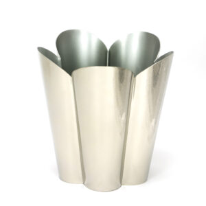 From the Anvil - Smooth Nickel Flora Pot - Large - 47124