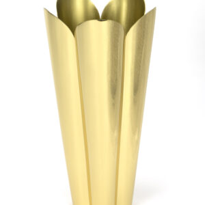 From the Anvil - Smooth Brass Flora Vase - 47128