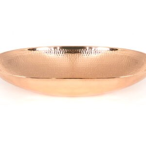 From the Anvil - Hammered Copper Oval Sink - 47203