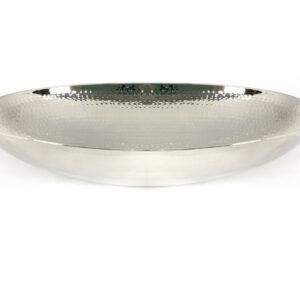 From the Anvil - Hammered Nickel Oval Sink - 47204