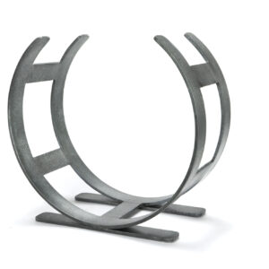 From the Anvil - Pewter Curved Log Holder - Small - 47210
