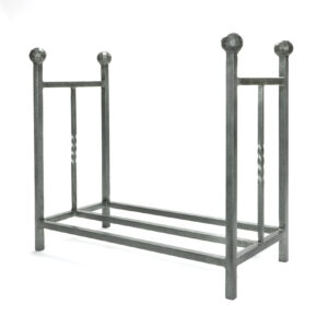 From the Anvil - Pewter Rectangular Log Holder - 47214