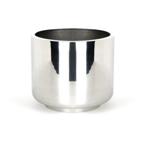 From the Anvil - Polished Marine SS (316) 28cm Newlyn Pot (Drainage holes) - 51323