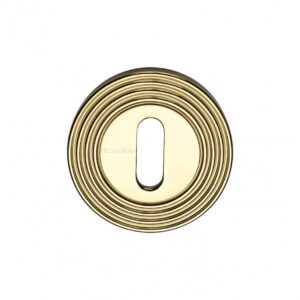 Heritage Brass RR4000 Reeded Key Escutcheon