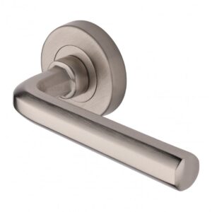 Heritage Brass V4545 Octave Door Handle on Round Rose (Set)
