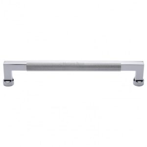 Heritage Brass V1315 Bauhaus Knurled Door Pull Handle