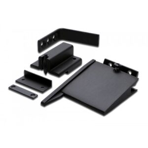 D&E Fire Rated Door Selector Wedge Shape - Black