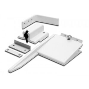 D&E Fire Rated Door Selector Wedge Shape - White