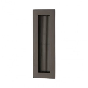 Heritage Brass C1865 Reeded Rectangular Flush Pull
