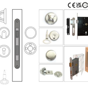 Eclipse Anti-Ligature AX10 Bedroom Door Set with Second Entry Emergency Release