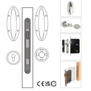 Eclipse Anti-Ligature P1 First Entry Bedroom Door Set